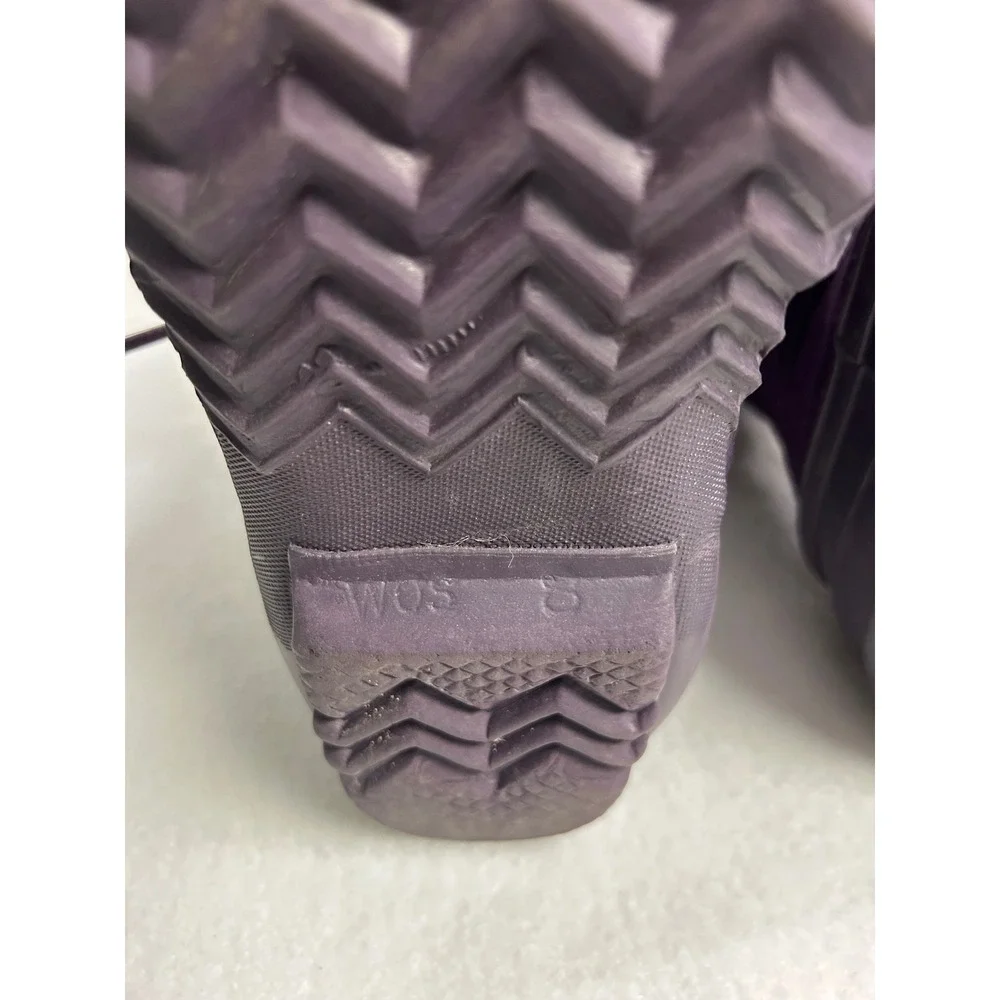 Wintercore Vintage Sorel Women 8 Purple Snowlion Waterproof Insulated Snow Boots